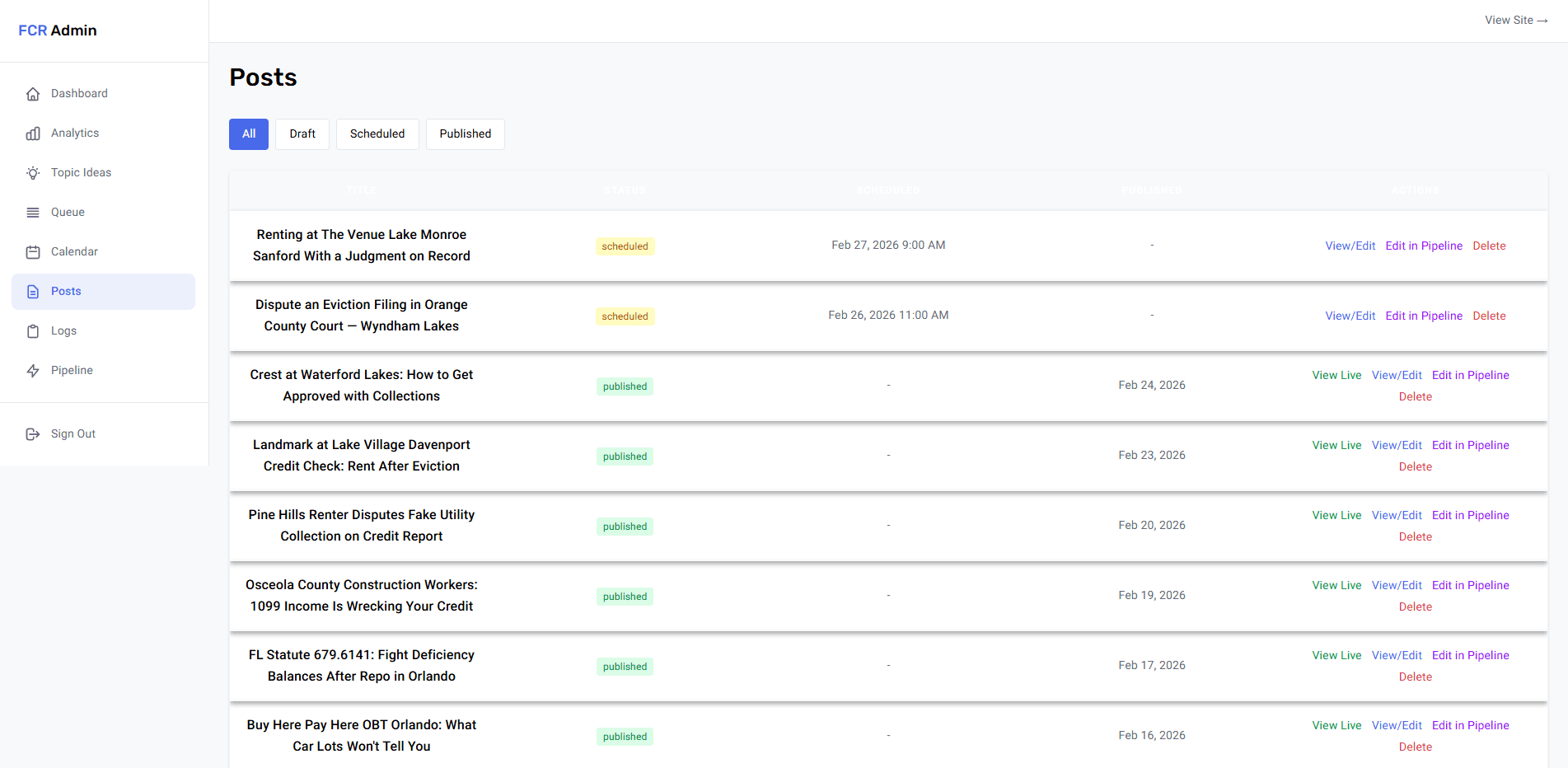 AI Blog Post Generator & Analytics Platform screenshot 5 of 6