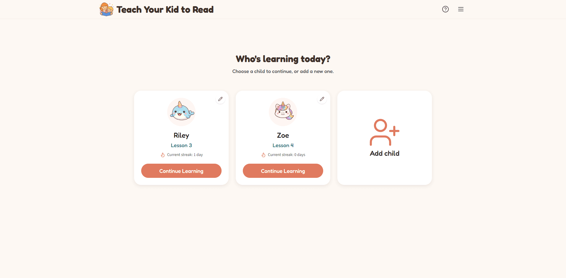 Phonics Reading App — screenshot 1